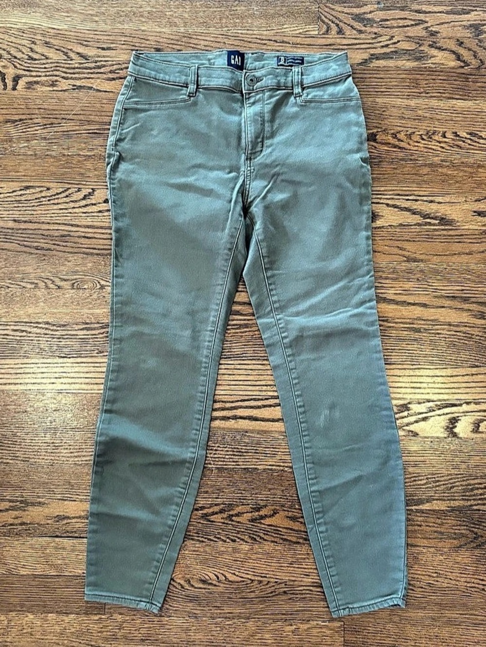 GAP Always Skinny Pants in Green Size 8 Like New